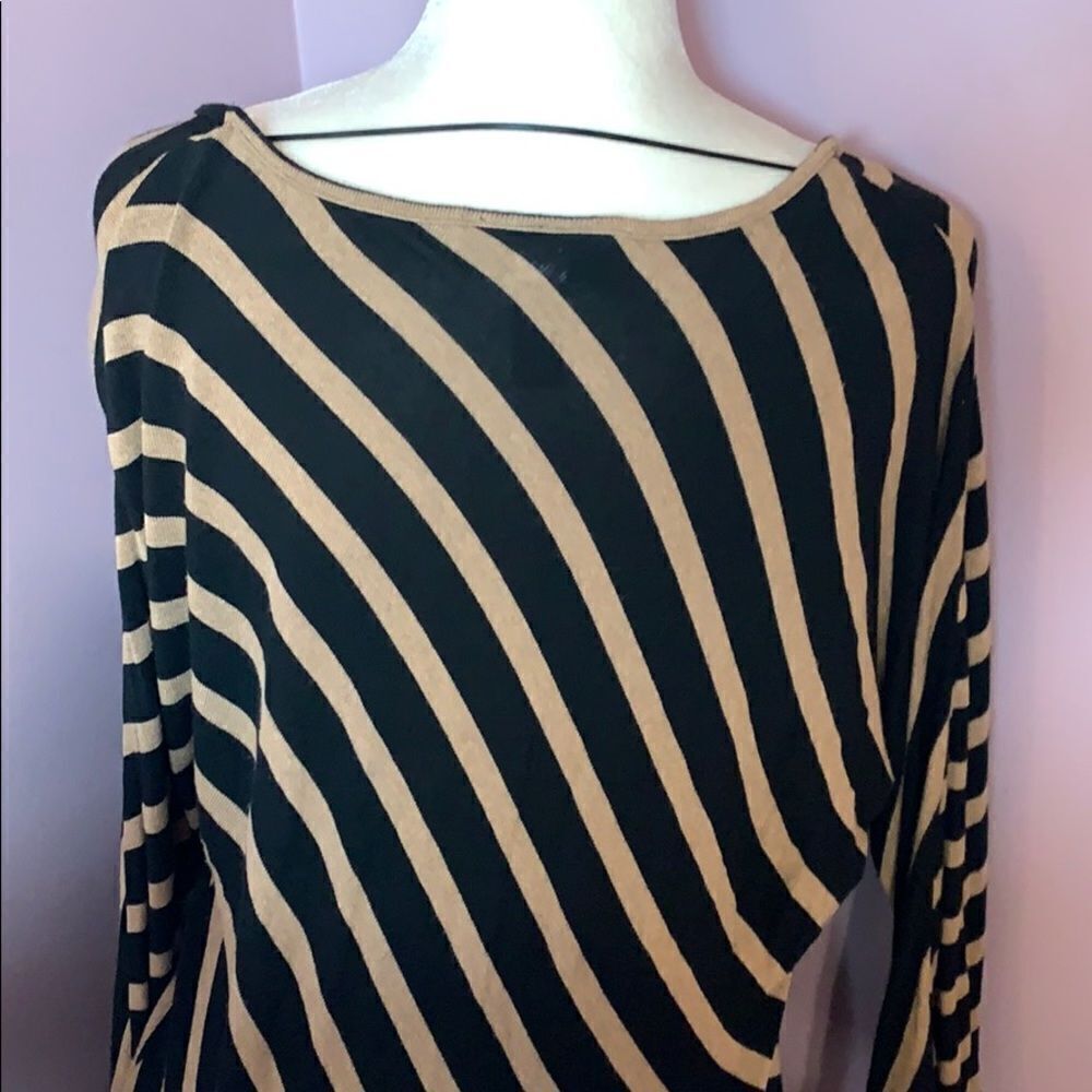 Inc striped v neck tunic - Picture 4 of 5